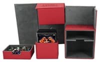 Twin Flip 'n' Tray Deck Case - Red (Classic) (Holds 160+) - Ultimate Guard Deck Boxes - Deck Boxes card