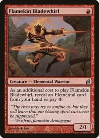 Flamekin Bladewhirl - Lorwyn - Magic: The Gathering card