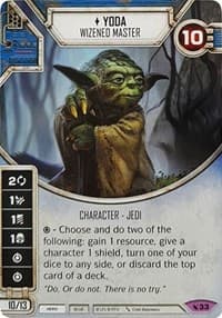 Yoda - Wizened Master (Card Only) - Legacies - Star Wars: Destiny card