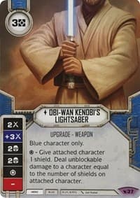 Obi-Wan Kenobi's Lightsaber (Card Only) - Legacies - Star Wars: Destiny card