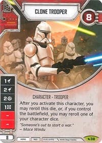 Clone Trooper - Legacies - Star Wars: Destiny card