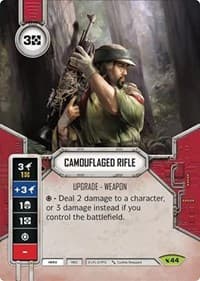Camouflaged Rifle (Card Only) - Legacies - Star Wars: Destiny card
