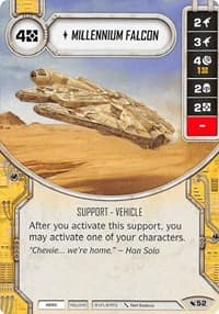 Millennium Falcon (Card Only) - Legacies - Star Wars: Destiny card