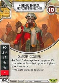 Hondo Ohnaka - Respected Businessman (Card Only) - Legacies - Star Wars: Destiny card
