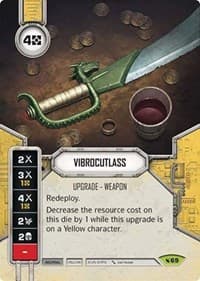 Vibrocutlass (Card Only) - Legacies - Star Wars: Destiny card