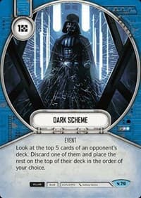Dark Scheme - Legacies - Star Wars: Destiny card