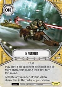 In Pursuit - Legacies - Star Wars: Destiny card