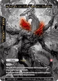 Guardian of Fire Magic Stones // Avatar of Fire Magic Stones - Promo Cards - Force of Will card