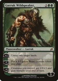 Garruk Wildspeaker - Lorwyn - Magic: The Gathering card