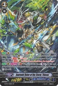 Supreme Ruler of the Storm, Thavas (SP) - G-BT13: Ultimate Stride - Cardfight Vanguard card