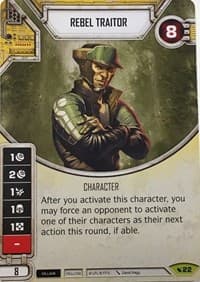 Rebel Traitor - Legacies - Star Wars: Destiny card