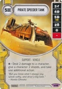 Pirate Speeder Tank (Card Only) - Legacies - Star Wars: Destiny card