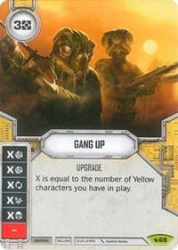 Gang Up (Card Only) - Legacies - Star Wars: Destiny card