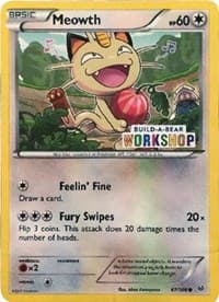 Meowth - 67/108 (Build-A-Bear Workshop Exclusive) - Miscellaneous Cards & Products - Pokemon card