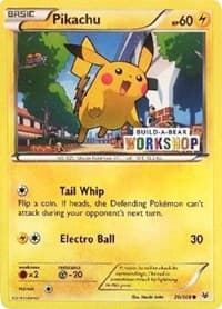 Pikachu - 20/108 (Build-A-Bear Workshop Exclusive) - Miscellaneous Cards & Products - Pokemon card