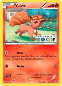Vulpix - 20/160 (Build-A-Bear Workshop Exclusive) - Miscellaneous Cards & Products - Pokemon card