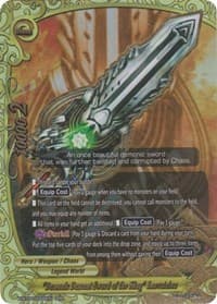 "Demonic Descent Sword of the King" Laevateinn - Rainbow Striker - Future Card BuddyFight card