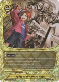 Fable of the Sword Sage - Rainbow Striker - Future Card BuddyFight card