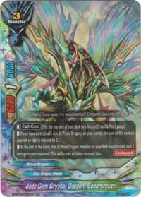 Jade Gem Crystal Dragon, Schartreuze - Rainbow Striker - Future Card BuddyFight card