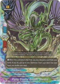 Flying Crystal Dragon, Sheldre - Rainbow Striker - Future Card BuddyFight card