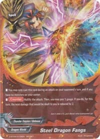 Steel Dragon Fangs (Secret) - Rainbow Striker - Future Card BuddyFight card