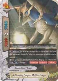 Gold-laying Dragon, Mother Dragon - Rainbow Striker - Future Card BuddyFight card
