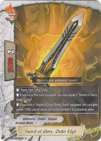 Sword of Glory, Order Edge - Rainbow Striker - Future Card BuddyFight card