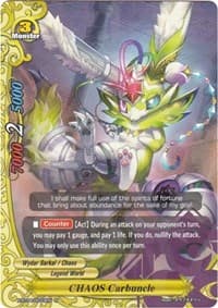 CHAOS Carbuncle - Rainbow Striker - Future Card BuddyFight card