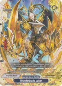 Thunderblade Joker (Secret) - Rainbow Striker - Future Card BuddyFight card