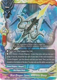 Star Dragon Lance, Androids Sheep - Rainbow Striker - Future Card BuddyFight card