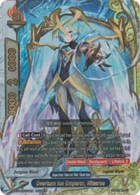 Overturn Ice Emperor, Miserea (Secret) - Rainbow Striker - Future Card BuddyFight card