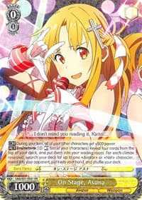 On Stage, Asuna - Sword Art Online The Movie: -Ordinal Scale- - Weiss Schwarz card
