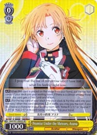Promise Under the Meteors, Asuna (SR) - Sword Art Online The Movie: -Ordinal Scale- - Weiss Schwarz card