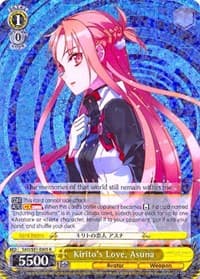 Kirito's Love, Asuna - Sword Art Online The Movie: -Ordinal Scale- - Weiss Schwarz card