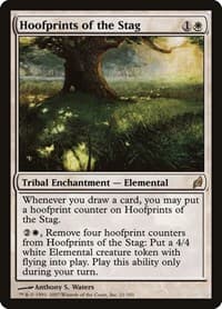 Hoofprints of the Stag - Lorwyn - Magic: The Gathering card