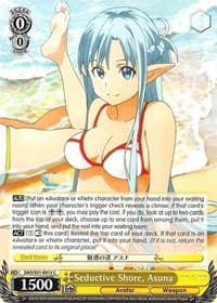 Seductive Shore, Asuna - Sword Art Online The Movie: -Ordinal Scale- - Weiss Schwarz card
