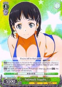 Swimsuit Suguha - Sword Art Online The Movie: -Ordinal Scale- - Weiss Schwarz card