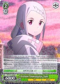 Profound Communication, Yuna - Sword Art Online The Movie: -Ordinal Scale- - Weiss Schwarz card