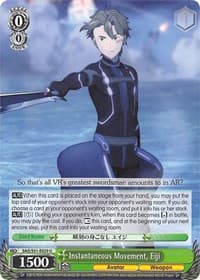 Instantaneous Movement, Eiji - Sword Art Online The Movie: -Ordinal Scale- - Weiss Schwarz card
