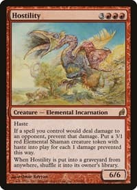 Hostility - Lorwyn - Magic: The Gathering card
