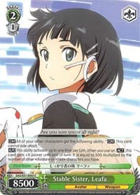 Stable Sister, Leafa - Sword Art Online The Movie: -Ordinal Scale- - Weiss Schwarz card
