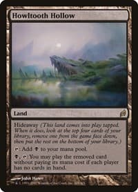 Howltooth Hollow - Lorwyn - Magic: The Gathering card