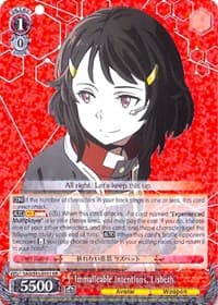 Immalleable Intentions, Lisbeth - Sword Art Online The Movie: -Ordinal Scale- - Weiss Schwarz card