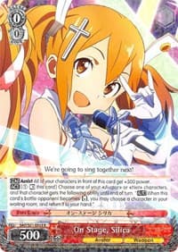 On Stage, Silica - Sword Art Online The Movie: -Ordinal Scale- - Weiss Schwarz card
