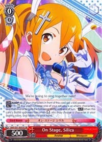 On Stage, Silica (SR) - Sword Art Online The Movie: -Ordinal Scale- - Weiss Schwarz card