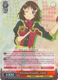 Refreshing Personality, Lisbeth (SR) - Sword Art Online The Movie: -Ordinal Scale- - Weiss Schwarz card