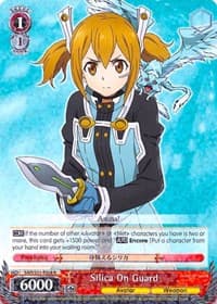 Silica On Guard - Sword Art Online The Movie: -Ordinal Scale- - Weiss Schwarz card