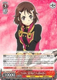 "Link Strike" Lisbeth - Sword Art Online The Movie: -Ordinal Scale- - Weiss Schwarz card