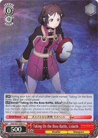 Taking On the Boss Battle, Lisbeth - Sword Art Online The Movie: -Ordinal Scale- - Weiss Schwarz card