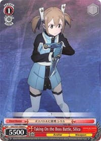 Taking On the Boss Battle, Silica - Sword Art Online The Movie: -Ordinal Scale- - Weiss Schwarz card